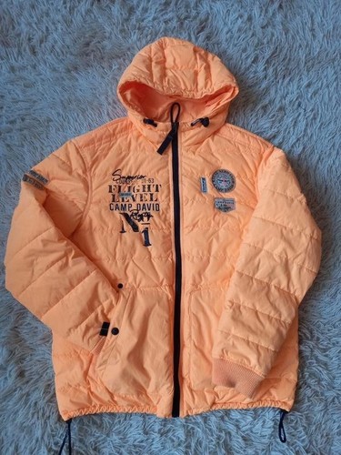 Men camp david jacket - jacket, orange