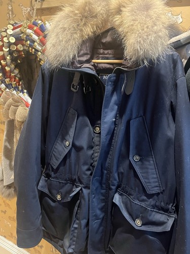 Hackett men parka - hackett, fur